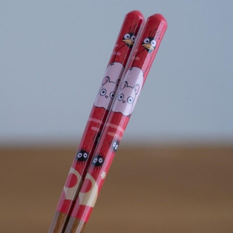 LE VOYAGE DE CHIHIRO - Boh Mouse - baguettes Laquées 21cm 