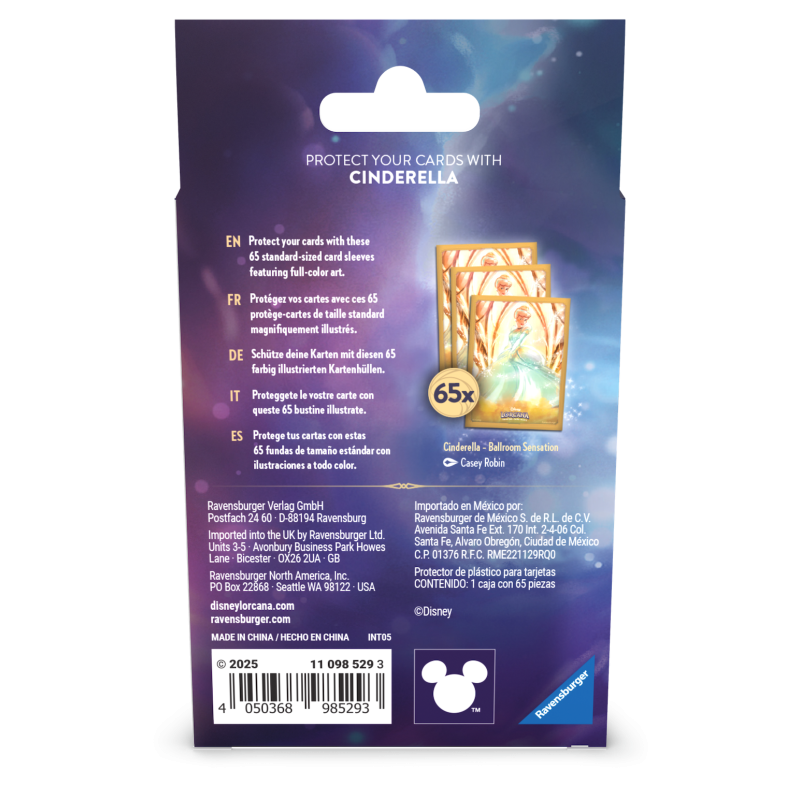 DISNEY - Lorcana - Protège-cartes - Cendrillon - Chapitre 7 