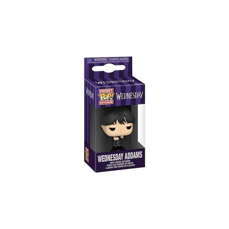 MERCREDI - Pocket Pop Keychain - Mercredi Addams (Veste noir) 