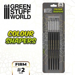 Pinceau Silicone - Colour Shapers TAILLE 2 - NOIR FERME 2