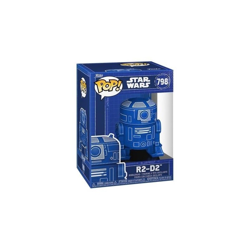 STAR WARS - POP N° 798 - R2-D2 (Blueprint) 