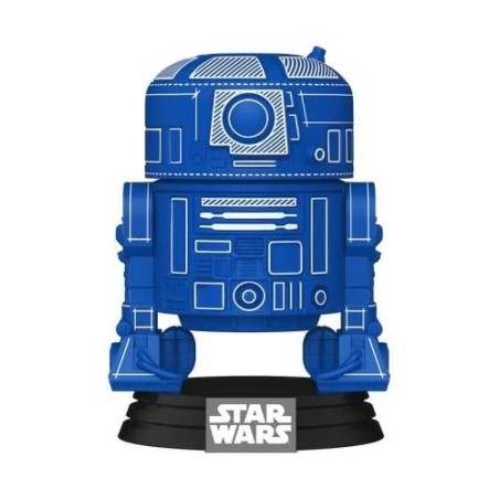STAR WARS - POP N° 798 - R2-D2 (Blueprint) 