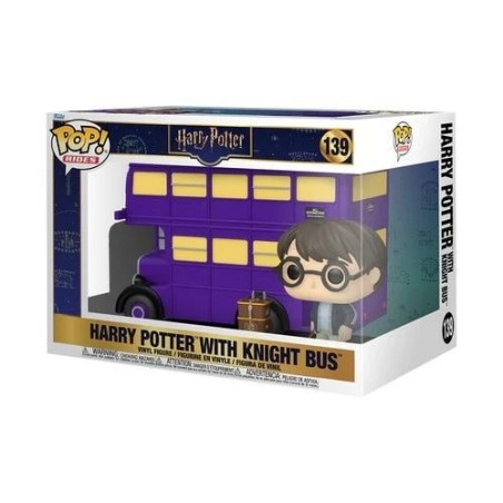 HARRY POTTER - POP Ride Super Deluxe N° 139 - Harry avec Magicobus 