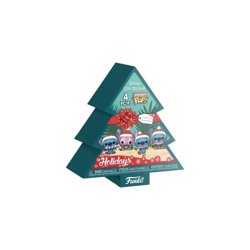 STITCH HOLIDAY - Pocket Pop 4 Pack - Tree Box 