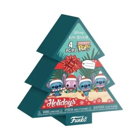 STITCH HOLIDAY - Pocket Pop 4 Pack - Tree Box 