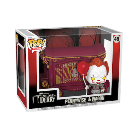 WELCOME TO DERRY - POP TOWN N° 49 - Pennywise & Wagon 