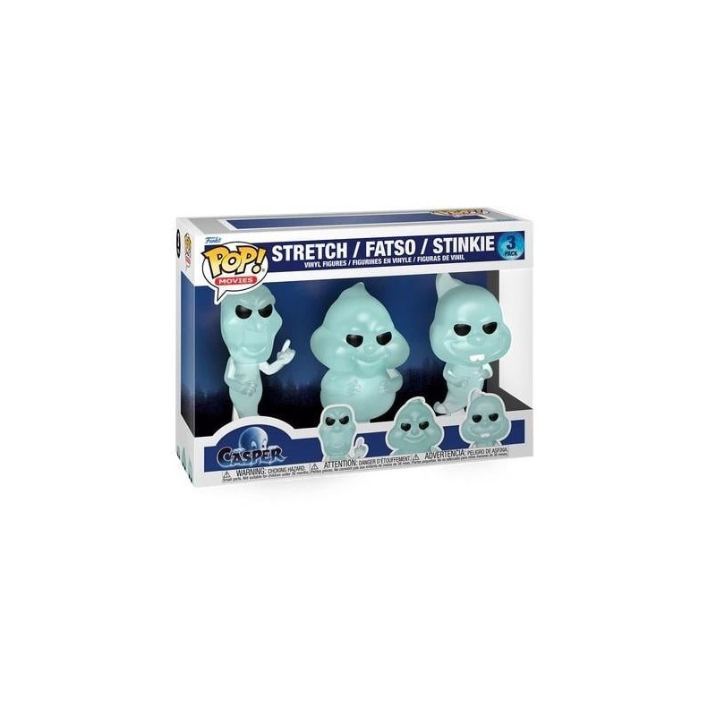 CASPER 30EME ANNIVERSAIRE - POP Movies - 3PK -Stretch, Fatso & Stinkie 