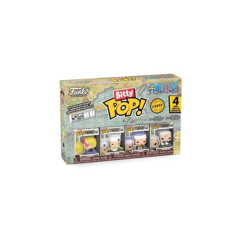 ONE PIECE - Bitty Pop 4 Pack 2.5cm - Sanji 