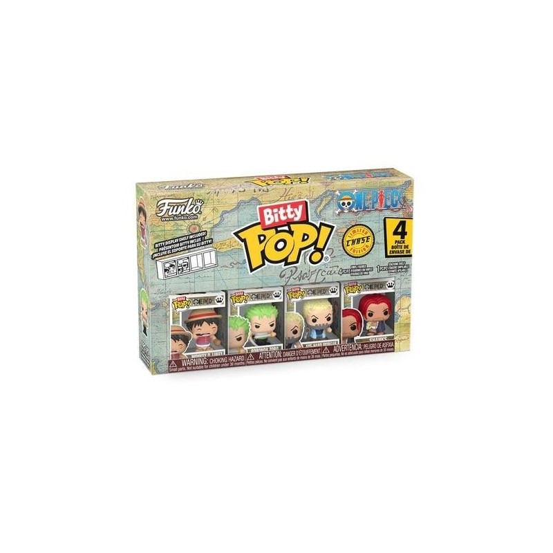 ONE PIECE - Bitty Pop 4 Pack 2.5cm - Luffy 
