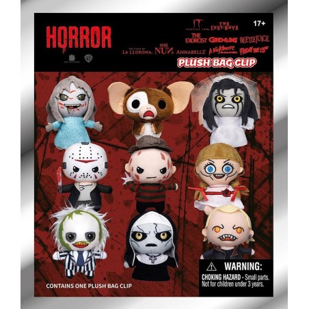 HORROR - Plush Bag Clip (Display 24 Pcs) 