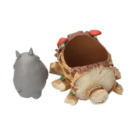 MON VOISIN TOTORO -Totoro gris & wagon chatbus -Diorama Planter 15.5cm 