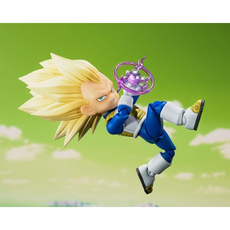 DRAGON BALL DAIMA - Super Saiyan 3 Mini Vegeta -Fig. S.H. Figuarts 8cm 