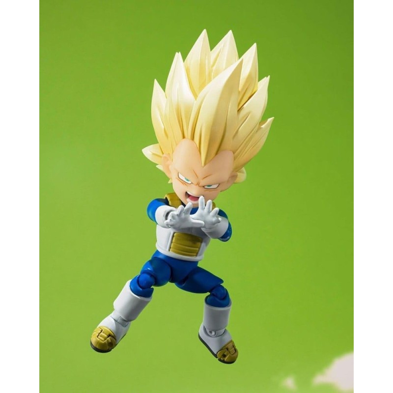 DRAGON BALL DAIMA - Super Saiyan 3 Mini Vegeta -Fig. S.H. Figuarts 8cm 