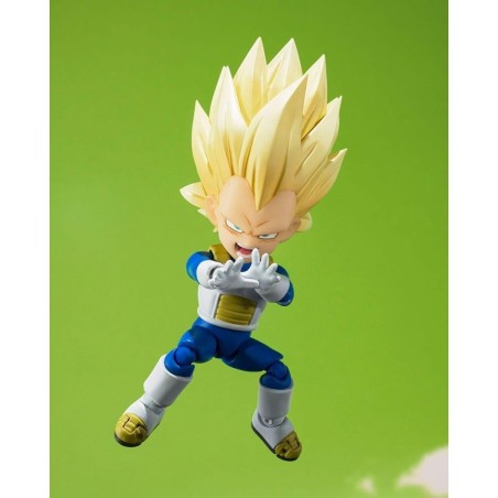 DRAGON BALL DAIMA - Super Saiyan 3 Mini Vegeta -Fig. S.H. Figuarts 8cm 