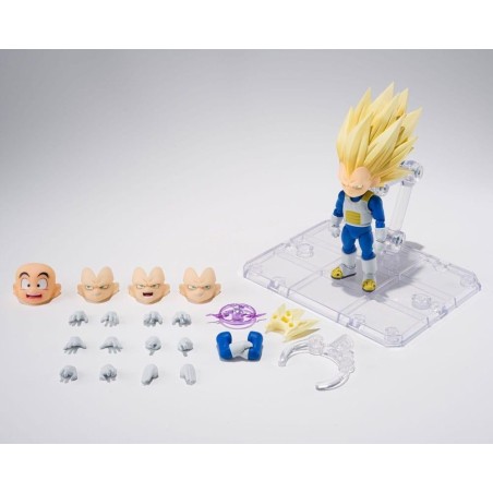 DRAGON BALL DAIMA - Super Saiyan 3 Mini Vegeta -Fig. S.H. Figuarts 8cm 