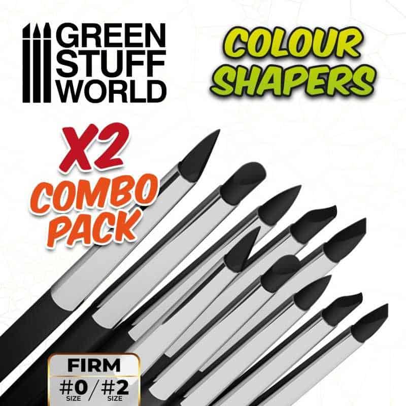 Pinceau Silicone - Colour Shapers TAILLE 0 et 2...