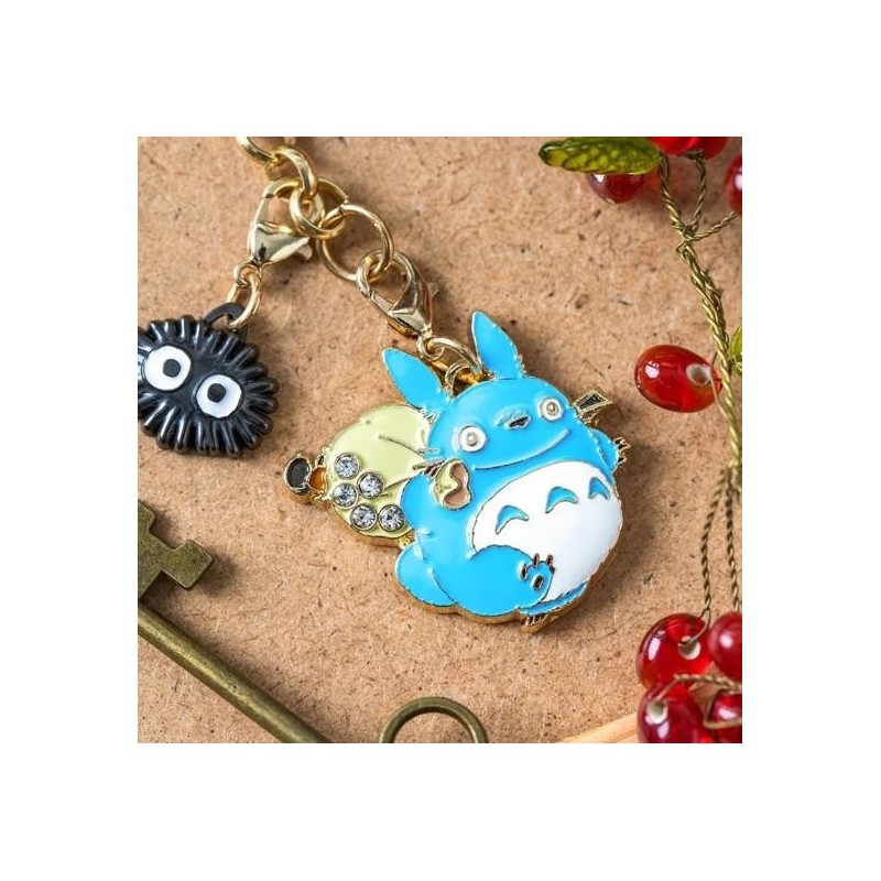MON VOISIN TOTORO - Totoro bleu - Chainette charms 