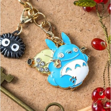 MON VOISIN TOTORO - Totoro bleu - Chainette charms 