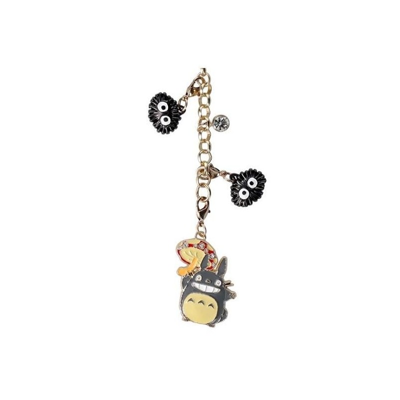 MON VOISIN TOTORO - Totoro gris & champignon - Chainette charms 