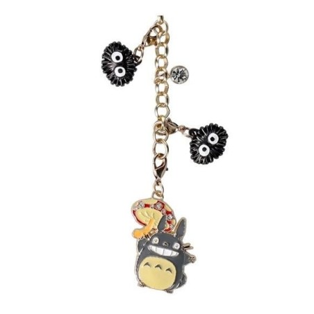 MON VOISIN TOTORO - Totoro gris & champignon - Chainette charms 