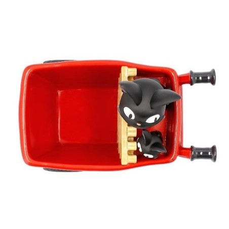 KIKI LA PETITE SORCIERE - Jiji chariot rouge - Diorama Planter 11.5cm 