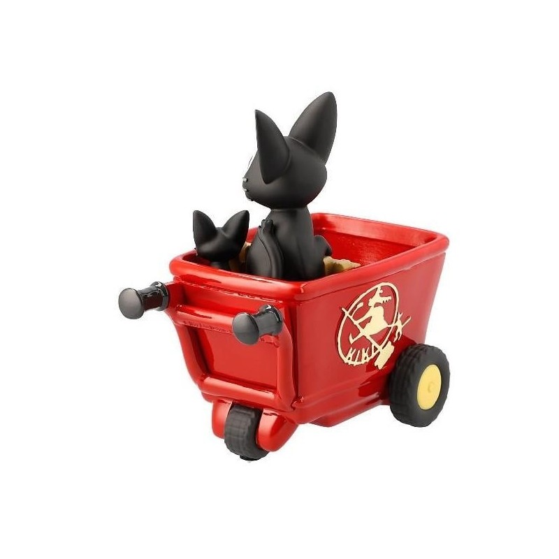 KIKI LA PETITE SORCIERE - Jiji chariot rouge - Diorama Planter 11.5cm 