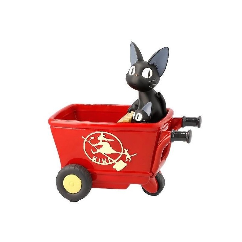 KIKI LA PETITE SORCIERE - Jiji chariot rouge - Diorama Planter 11.5cm 
