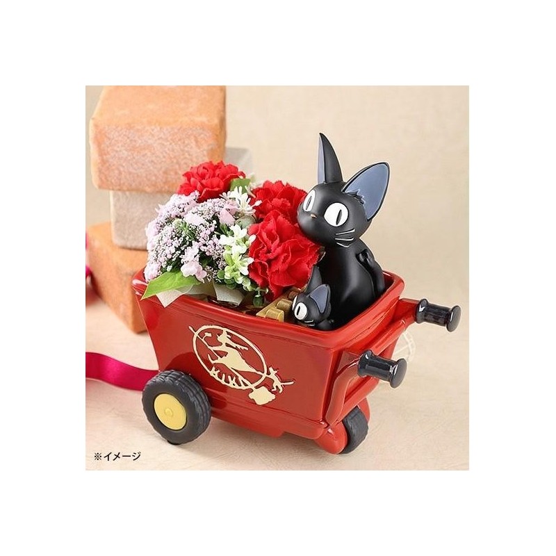 KIKI LA PETITE SORCIERE - Jiji chariot rouge - Diorama Planter 11.5cm 