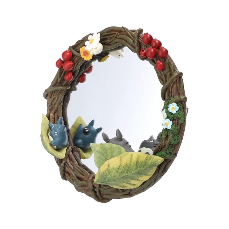 MON VOISIN TOTORO - Guirlande de fleurs - Miroir 6x19x18cm 