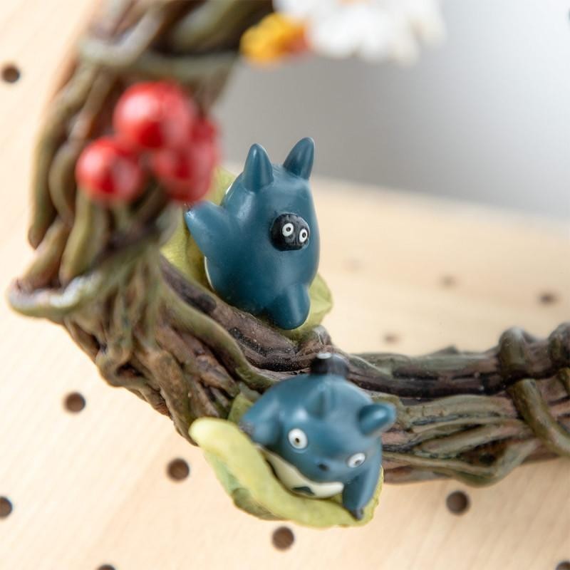 MON VOISIN TOTORO - Guirlande de fleurs - Miroir 6x19x18cm 