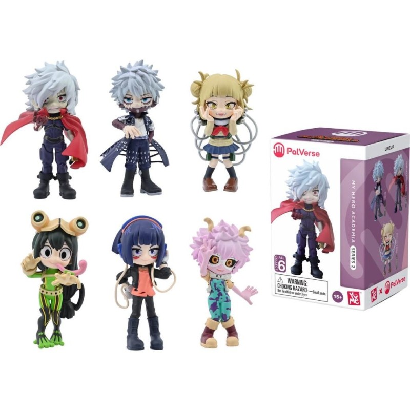 MY HERO ACADEMIA - Series 2 - Blind Box - Assortiment 6 Figurines 9cm 