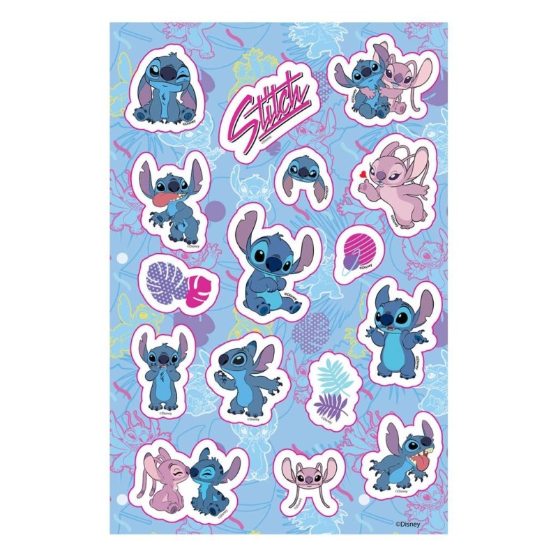 STITCH - Gift Set Notebook + Stickers + Stylo bille 