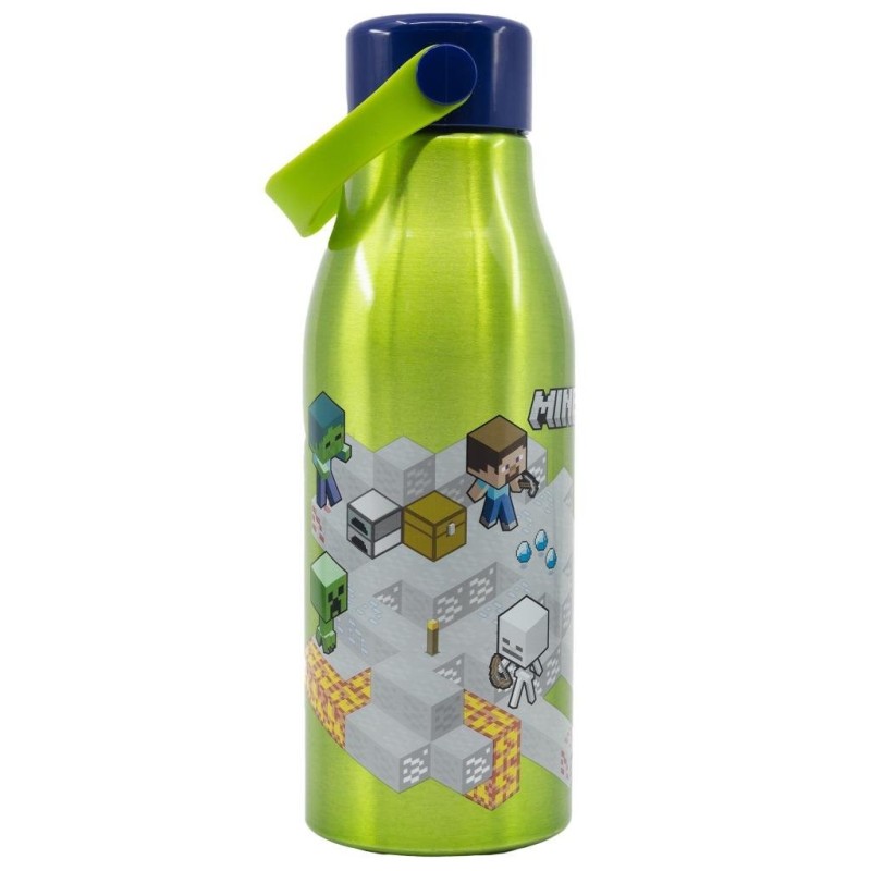 MINECRAFT - Aluminium Bottle with Handle 760ml 