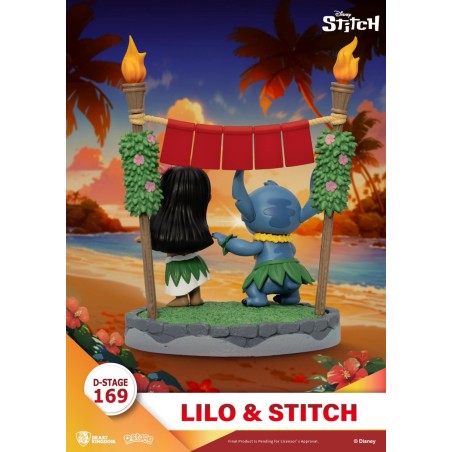 LILO & STITCH - Aloha - Diorama D-Stage 13cm 