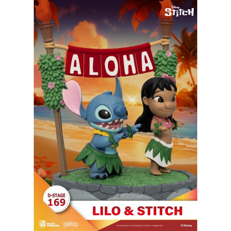 LILO & STITCH - Aloha - Diorama D-Stage 13cm 