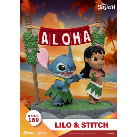 LILO & STITCH - Aloha - Diorama D-Stage 13cm 