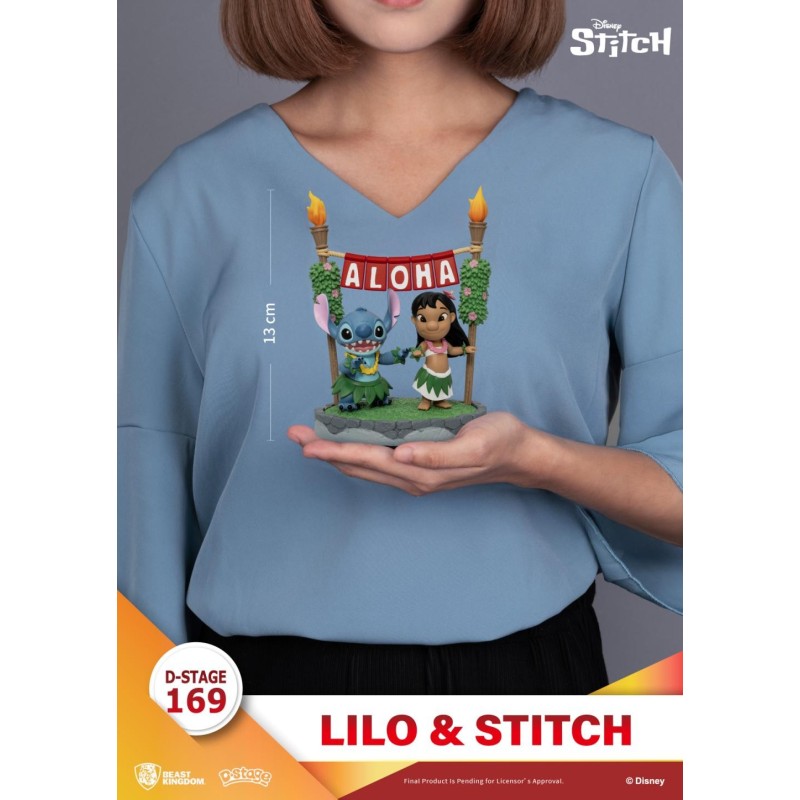 LILO & STITCH - Aloha - Diorama D-Stage 13cm 
