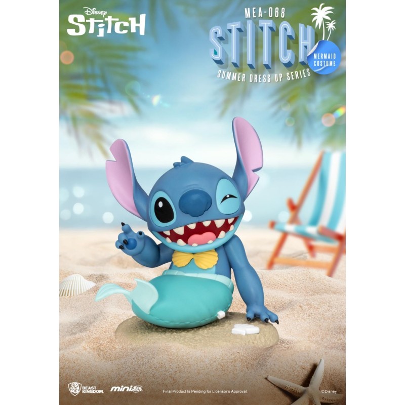 LILO & STITCH - Stitch Summer dress up - Set 6 Figurine 9cm 