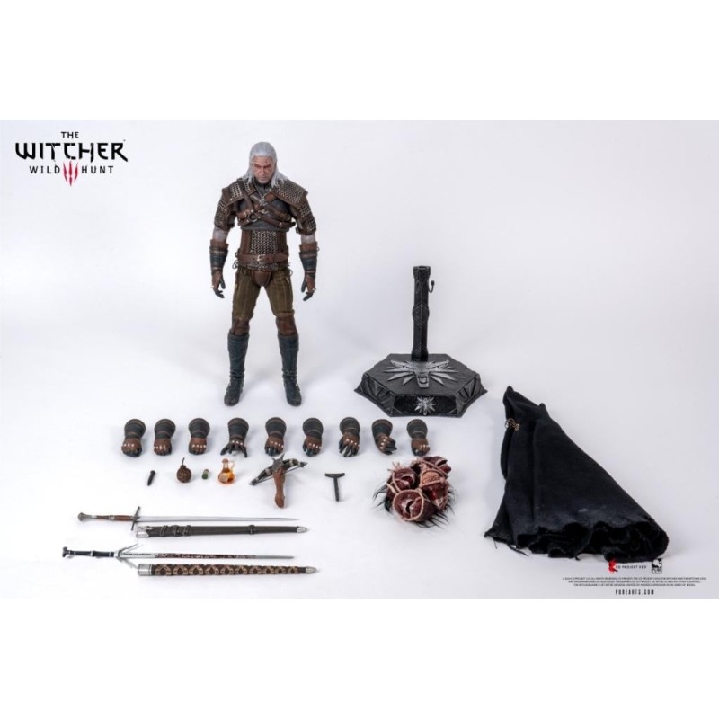 THE WITCHER 3 - Geralt de Riv - Figurine 1/6 30.5cm 