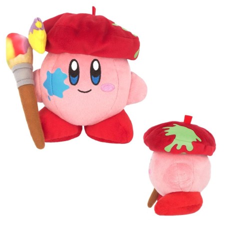 KIRBY - Kirby Artiste - Peluche 13cm 