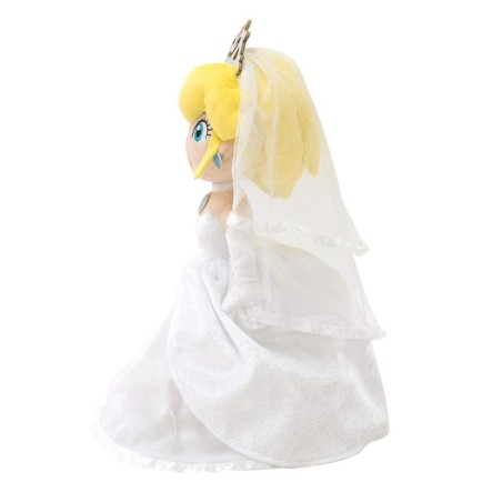 MARIO ODYSSEY - Peach "Tenue de Mariage avec boite" - Peluche 40cm 