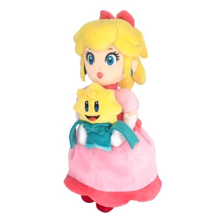 PRINCESS PEACH SHOW TIME - Peach & Stella - Peluche 25cm 