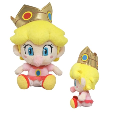 SUPER MARIO - Baby Peach - Peluche 18cm 