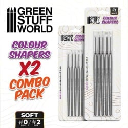 Pinceau Silicone - Colour Shapers TAILLE 0 et 2 - 10... 2
