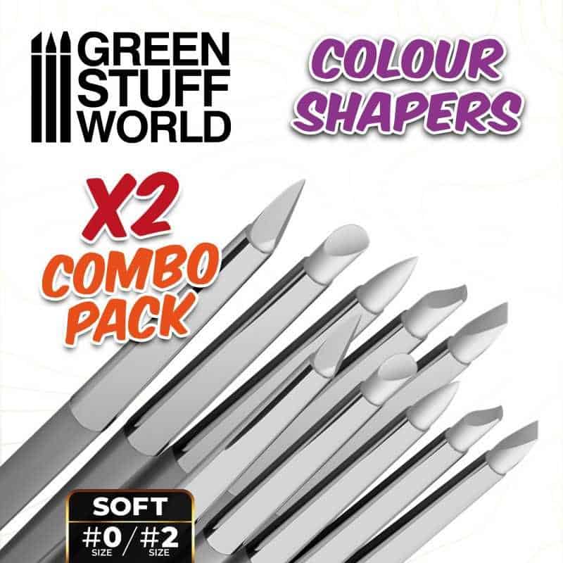 Pinceau Silicone - Colour Shapers TAILLE 0 et 2...