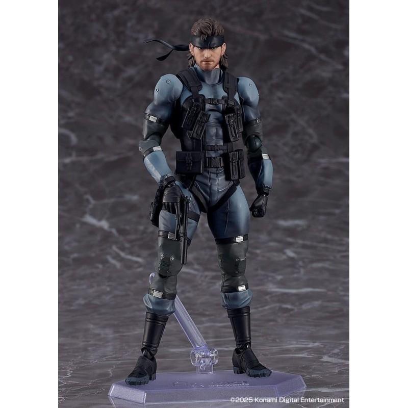 METAL GEAR SOLID 2 - Snake - Statuette Figma Update Edition 16cm 