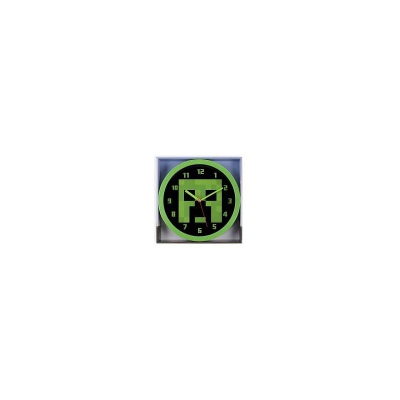 MINECRAFT - Creeper - Horloge Murale 25cm 