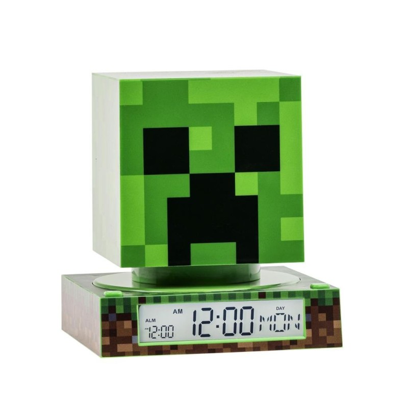 MINECRAFT - Creeper - 3D Alarm Clock 
