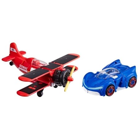 TRANSFORMERS X SONIC - Wingtail & Blue Booster - Fig. Collab. 13cm 