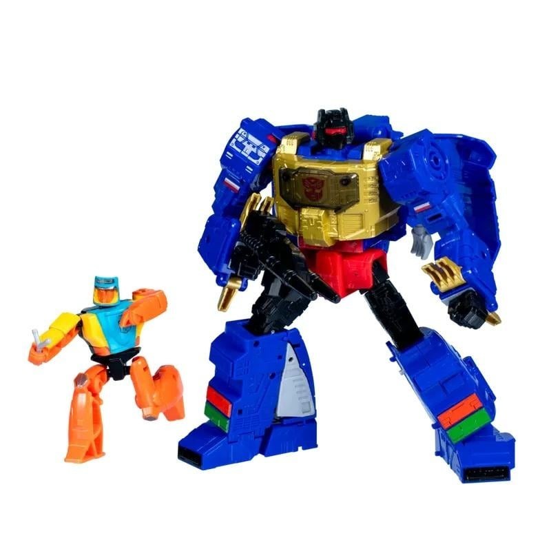TRANSFORMERS - Grimlock & Wheelie - Figurine Age of the Primes 19cm 